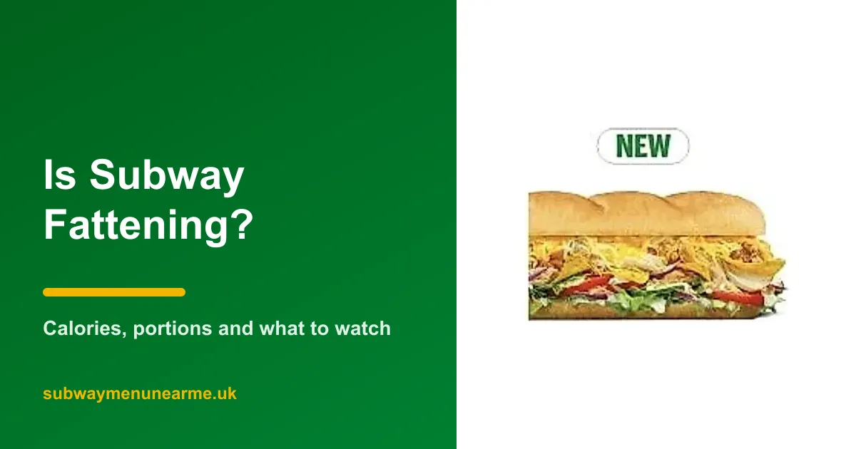 Is Subway Fattening?