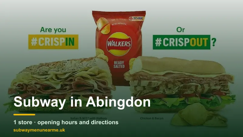 subway abingdon