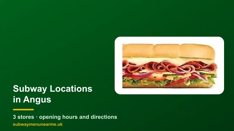 subway angus locations