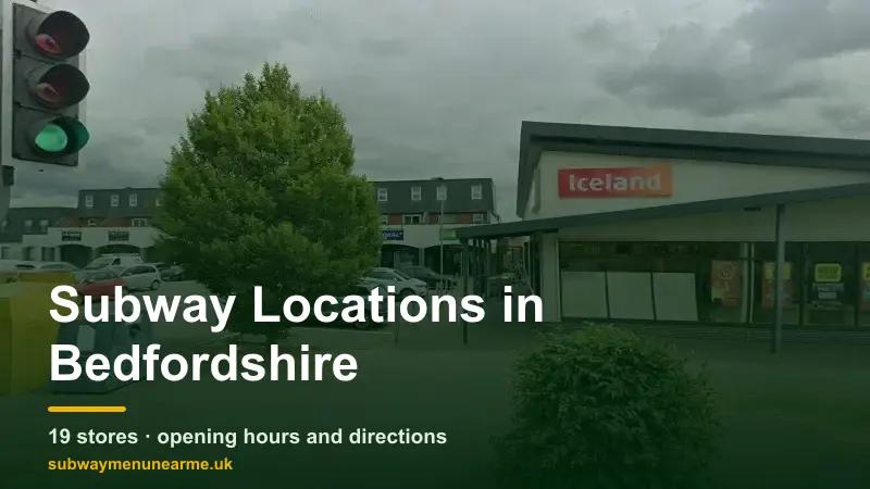 subway bedfordshire locations