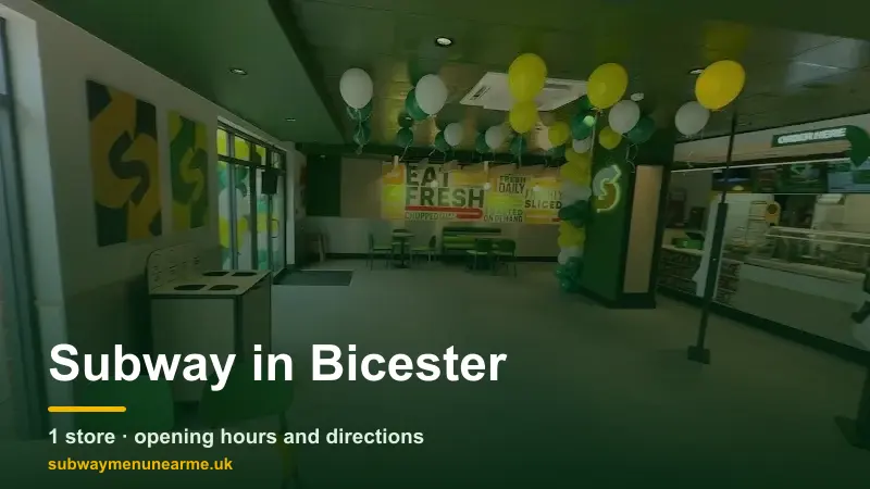 subway bicester