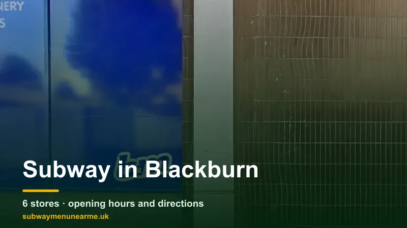 subway blackburn