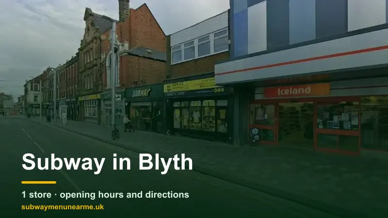 subway blyth