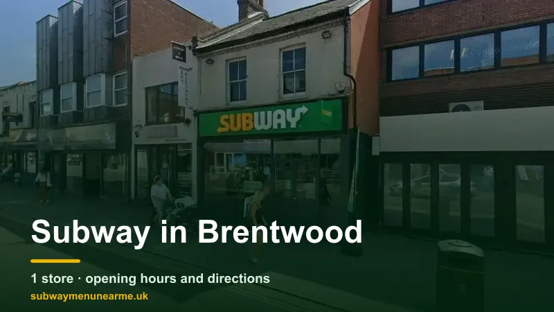 subway brentwood