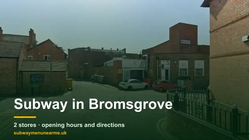 subway bromsgrove