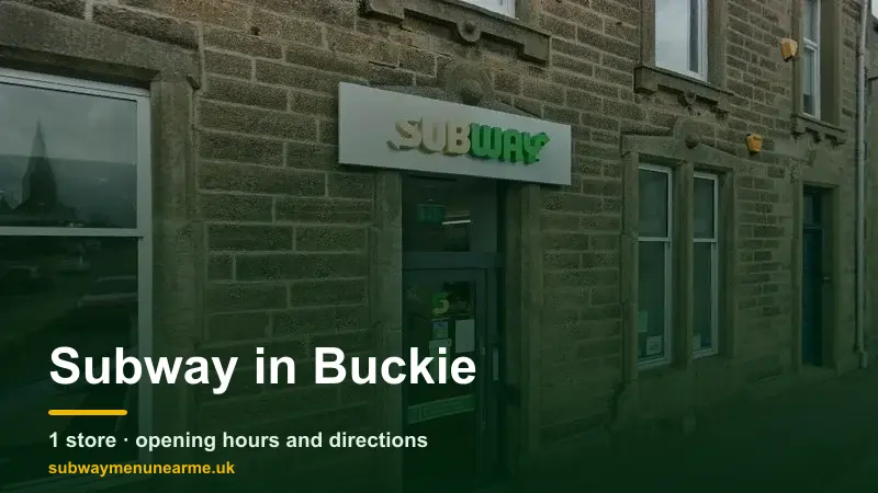 subway buckie
