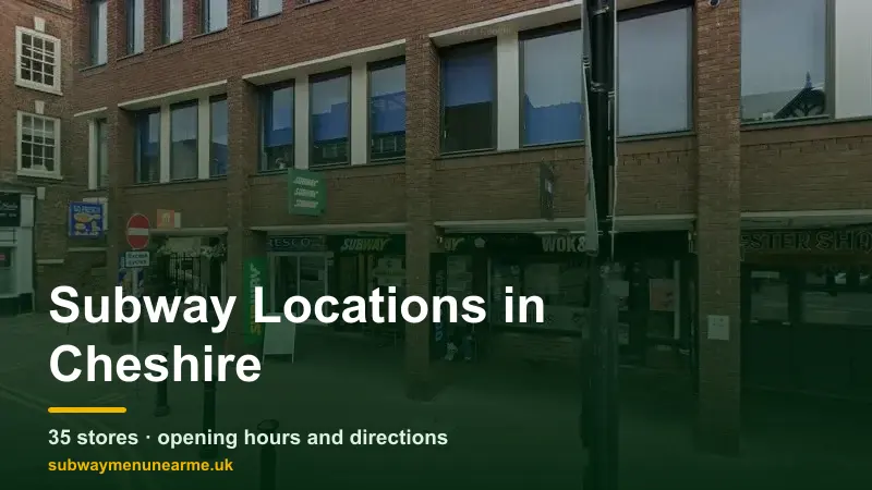 subway cheshire locations