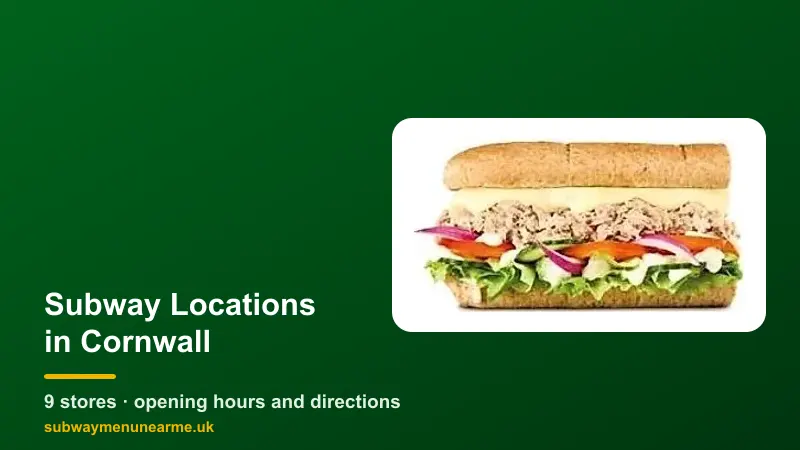 subway cornwall locations