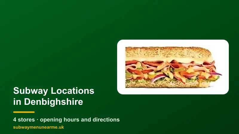 subway denbighshire locations