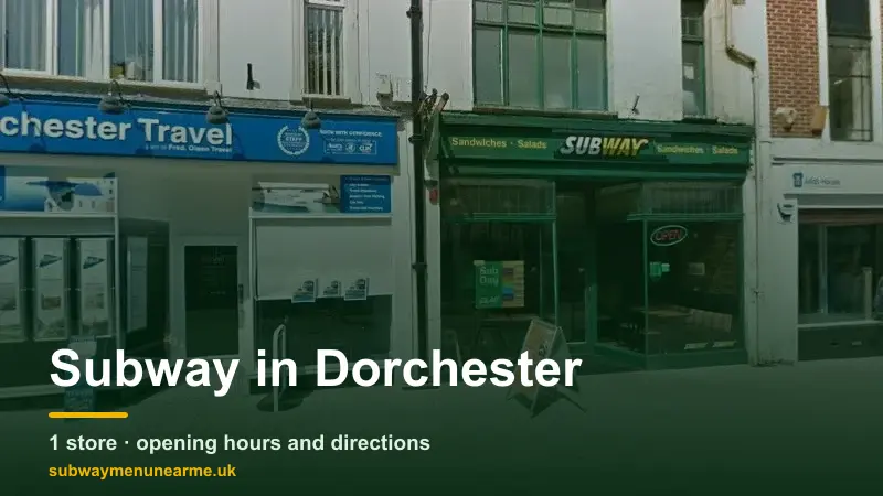 subway dorchester