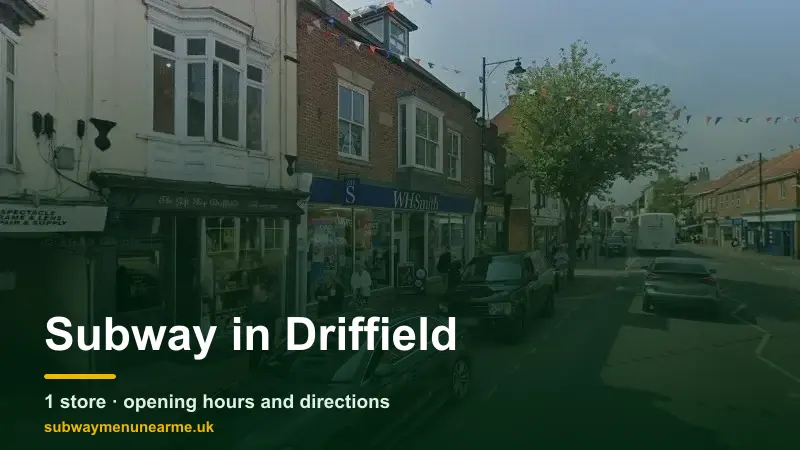 subway driffield