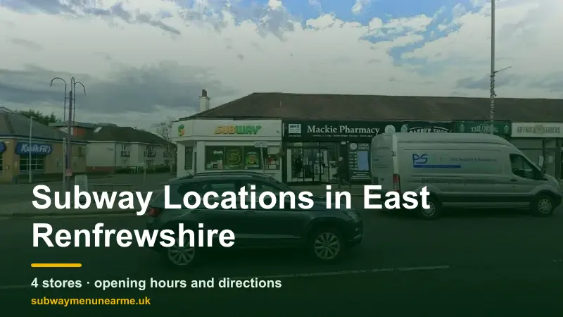 subway east renfrewshire locations