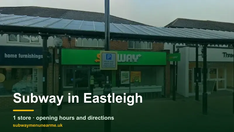 subway eastleigh
