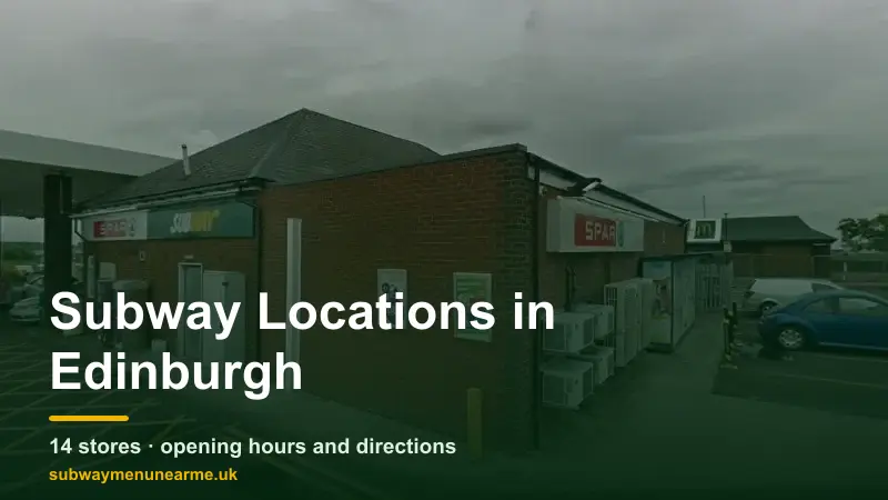 subway edinburgh locations
