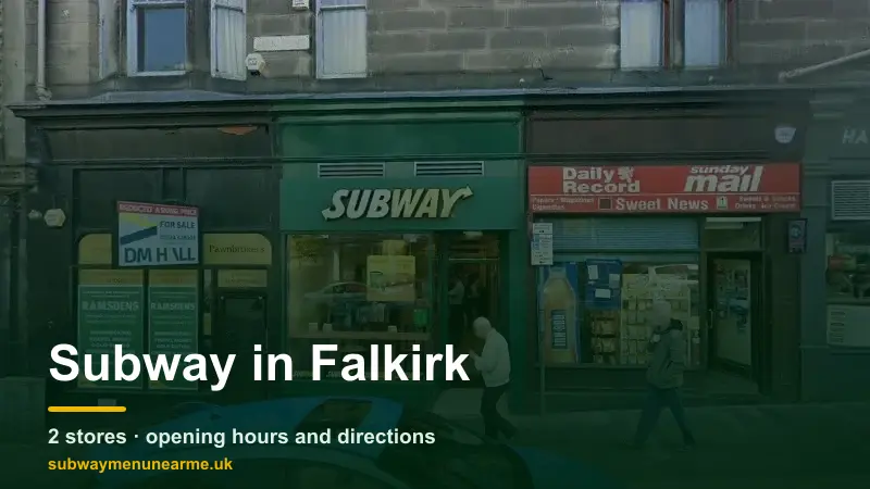 subway falkirk