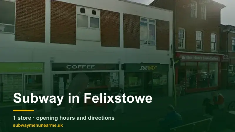 subway felixstowe