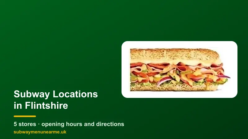 subway flintshire locations