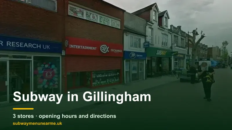 subway gillingham