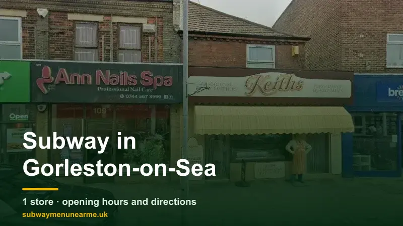 subway gorleston-on-sea