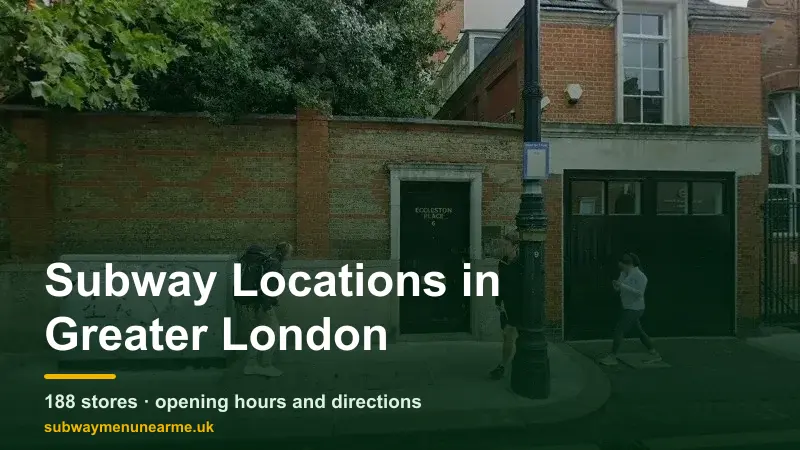 subway greater london locations