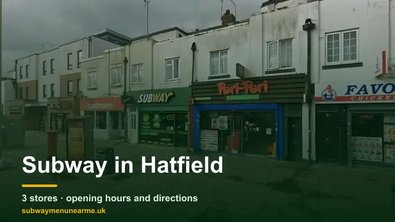subway hatfield