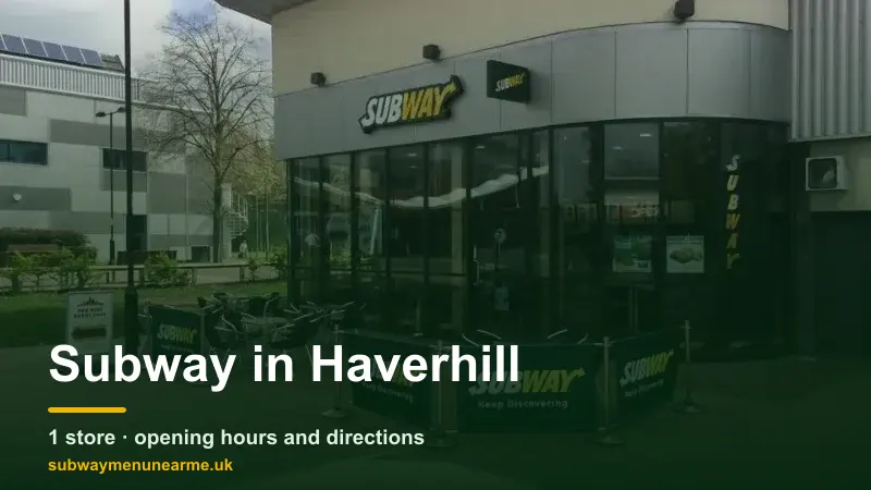 subway haverhill