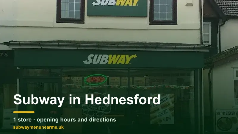 subway hednesford