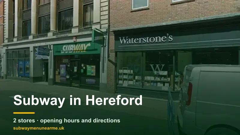 subway hereford
