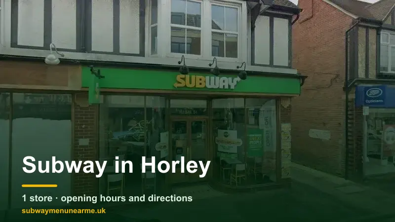 subway horley