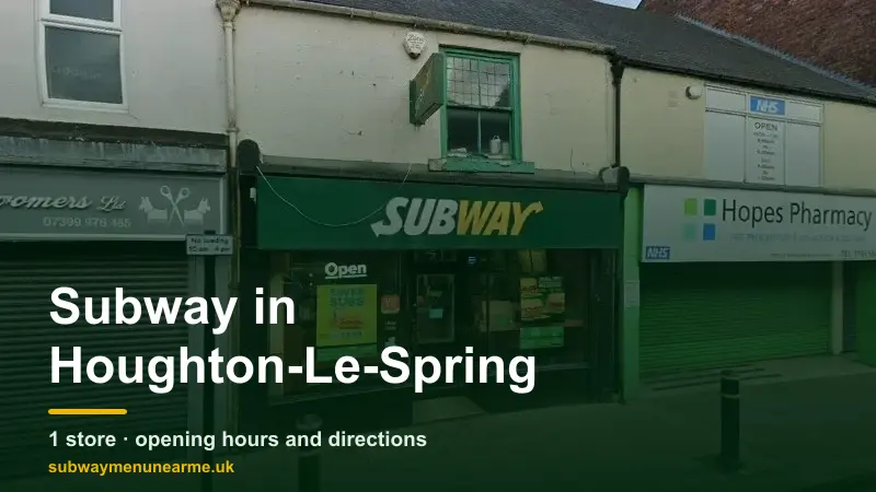 subway houghton-le-spring