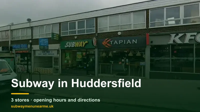 subway huddersfield