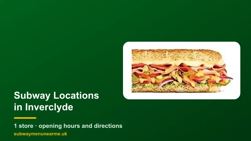 subway inverclyde locations