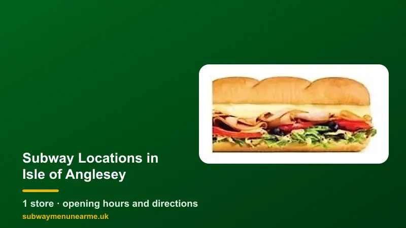 subway isle of anglesey locations