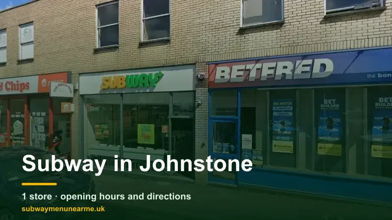 subway johnstone