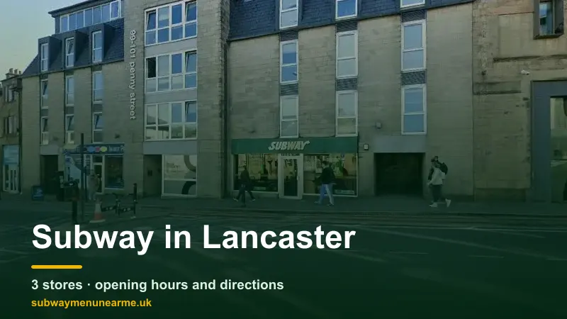 subway lancaster