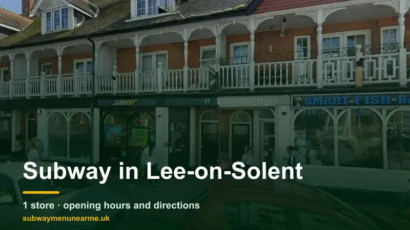 subway lee-on-solent