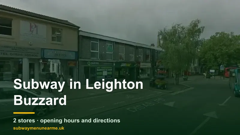 subway leighton buzzard