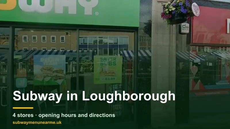 subway loughborough