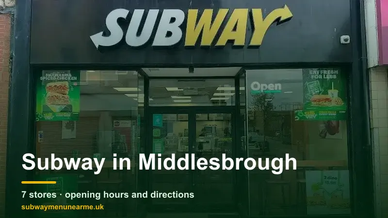subway middlesbrough