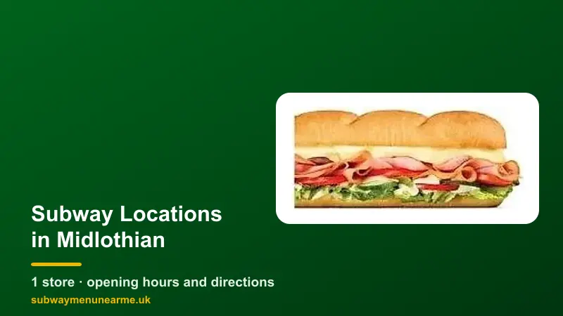 subway midlothian locations