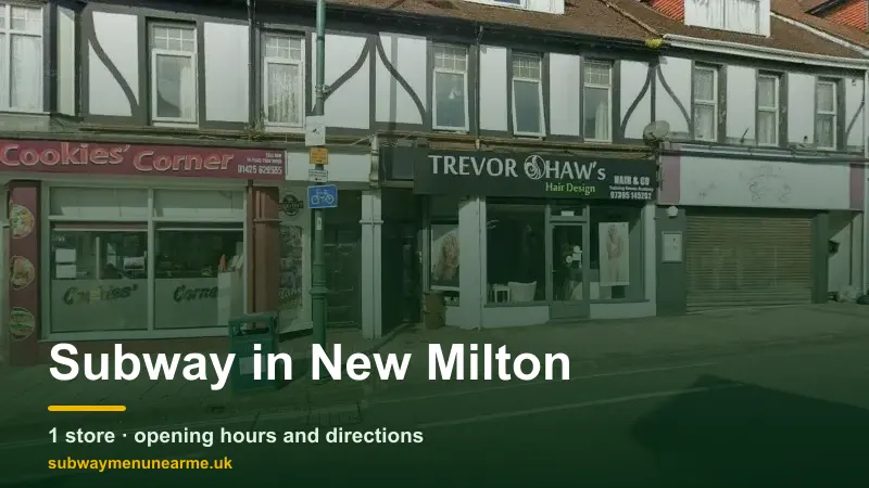 subway new milton