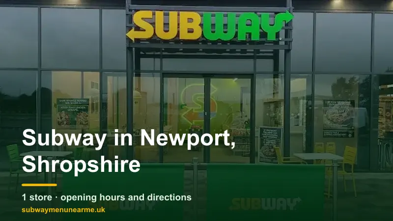 subway newport shropshire