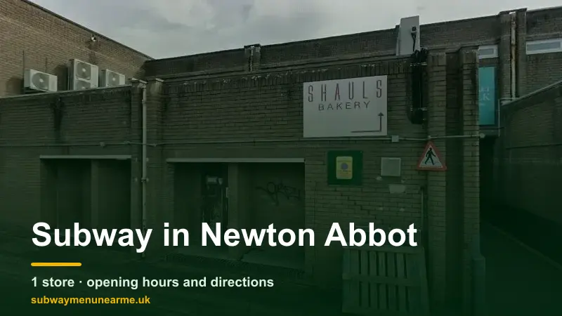 subway newton abbot