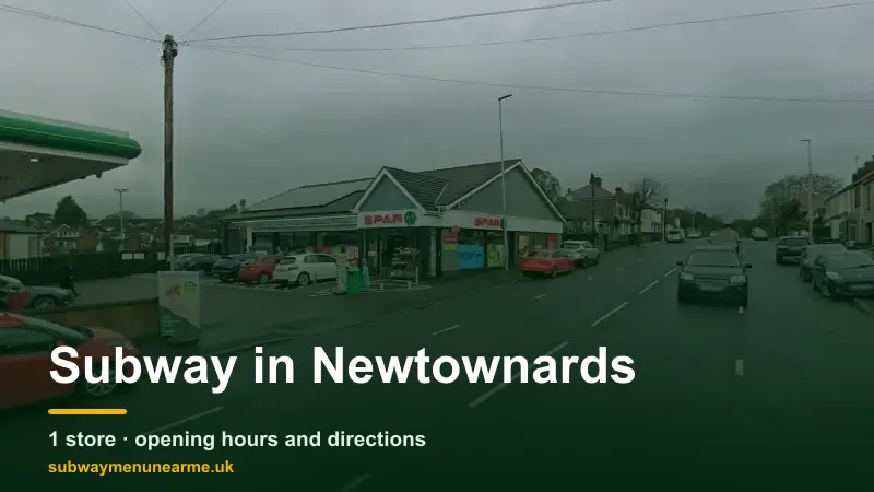 subway newtownards