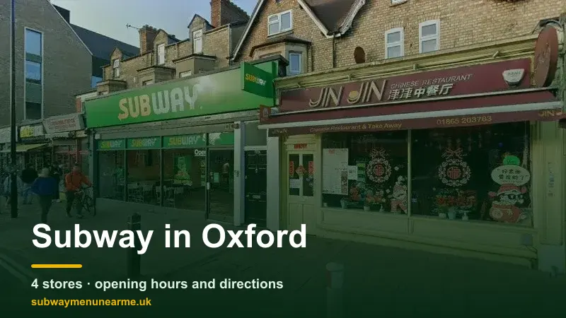 subway oxford