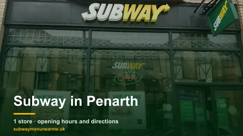 subway penarth