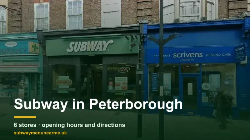 subway peterborough