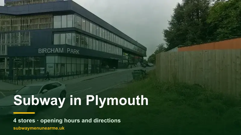subway plymouth