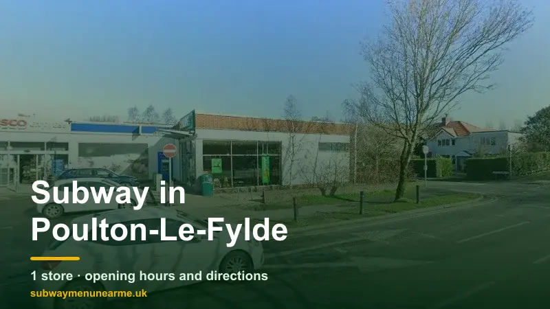 subway poulton-le-fylde