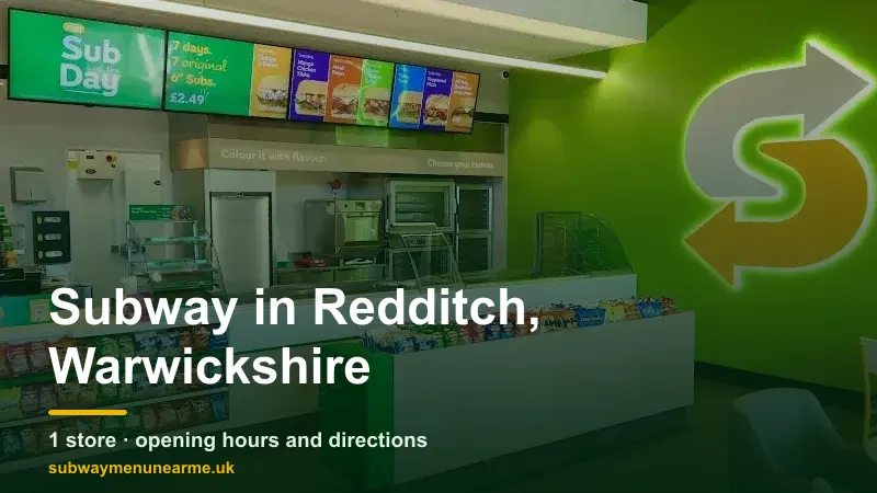subway redditch warwickshire